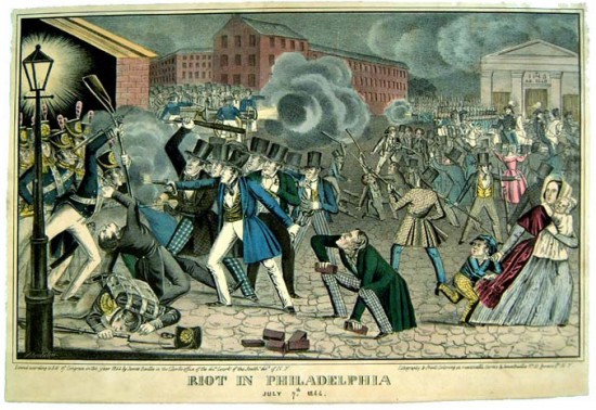 Nativist Riots in Southwark, 1844